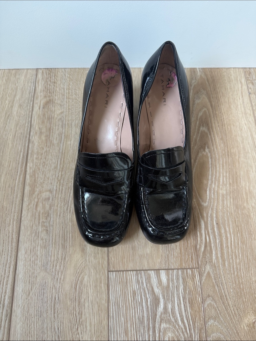 Tahari Black Patent Leather heels